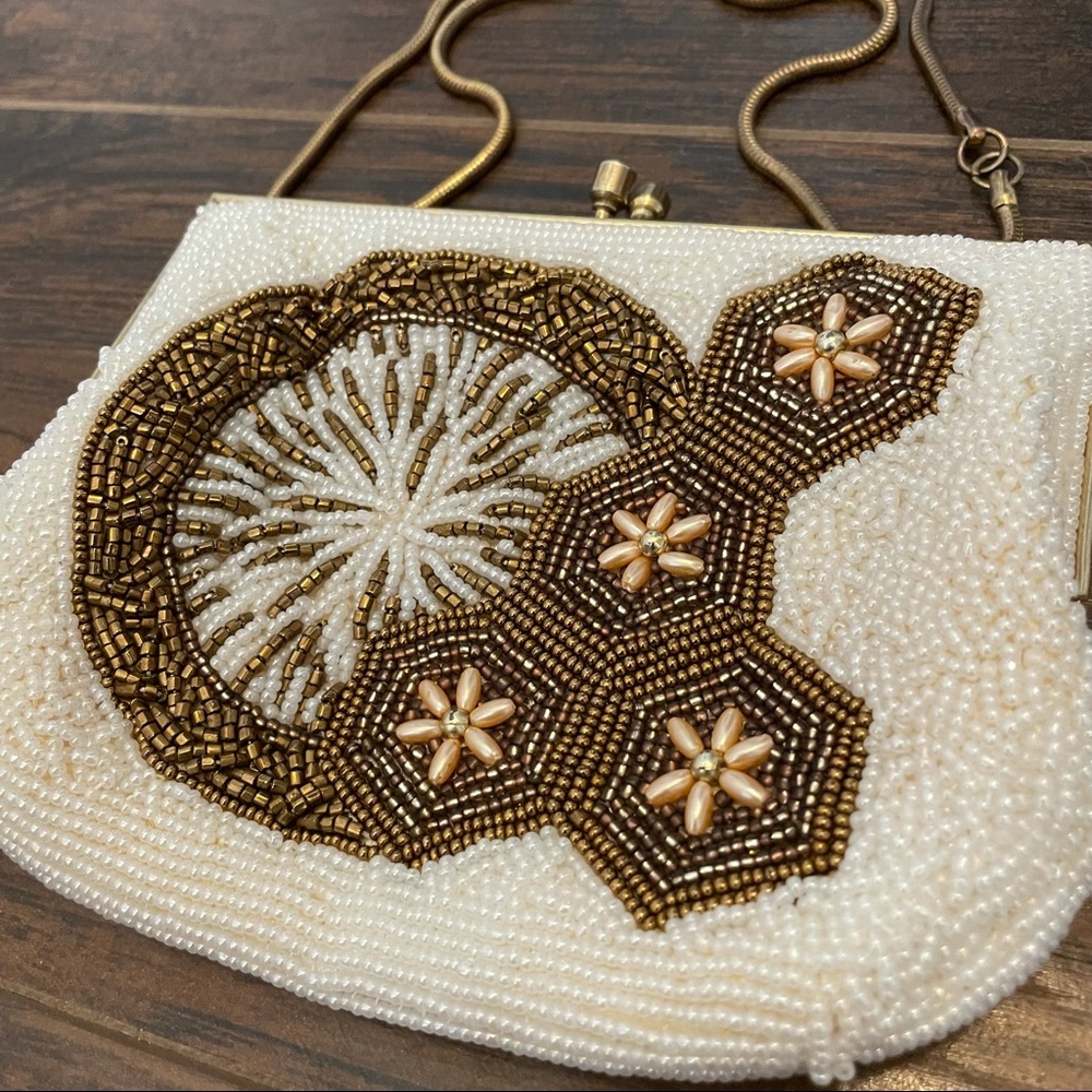 Delill Vintage Beaded Handbag Purse Clutch Formal